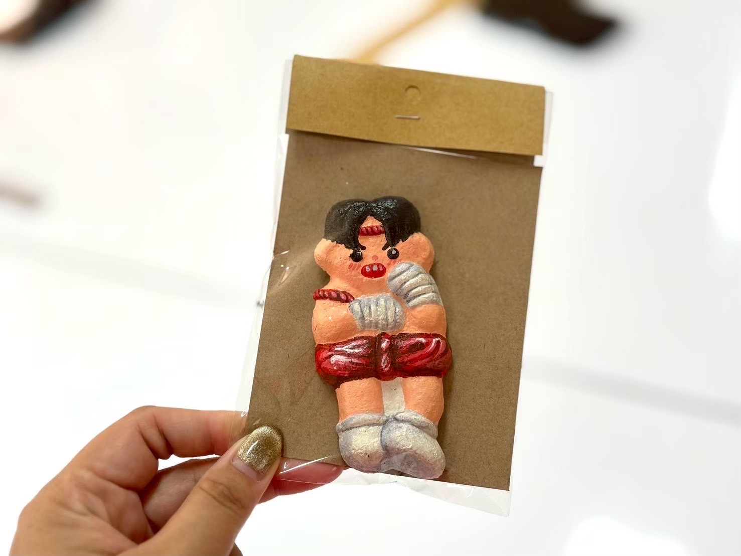 แม่เหล็กการ์ตูนมวยไทย (แบบระบายสี) thumbnail