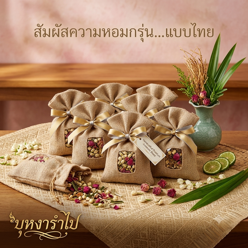 รูปภาพหลักของ บุหงารำไป กลิ่น บุปผชาติ