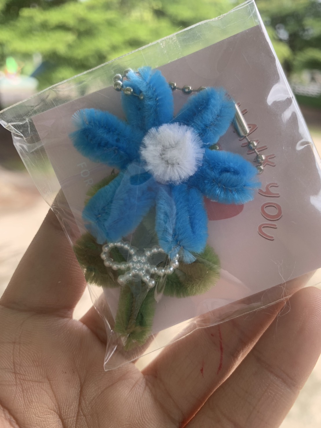 พวงกุญแจจากลวดกำมะหยี่ thumbnail