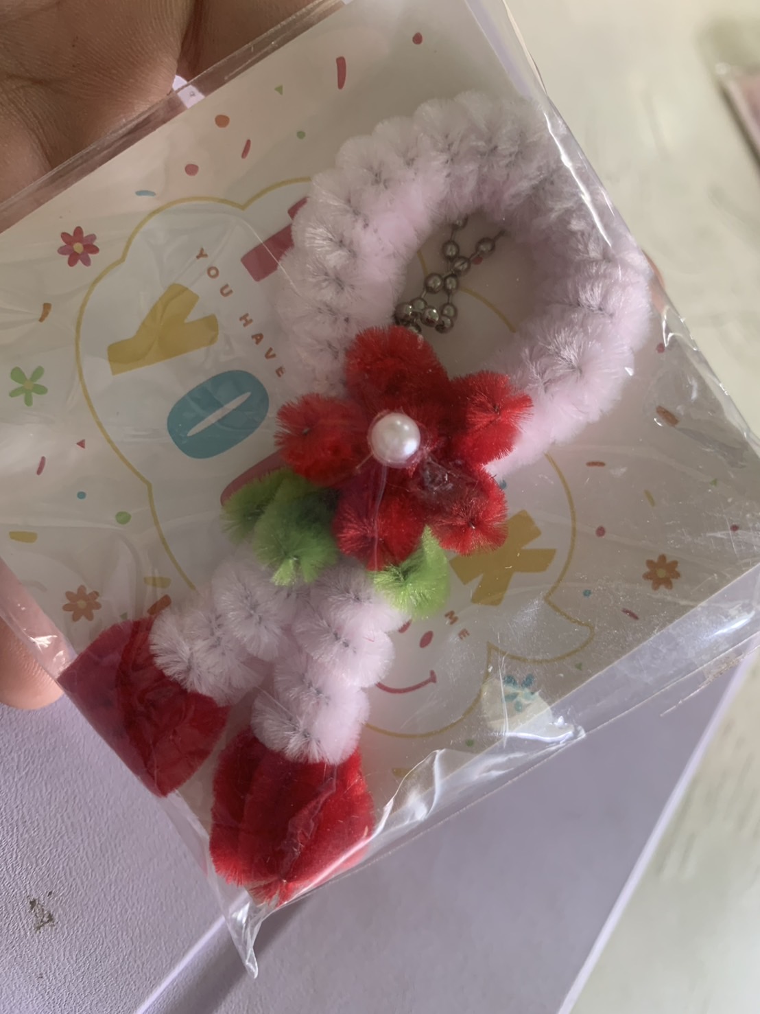 พวงกุญแจจากลวดกำมะหยี่ thumbnail