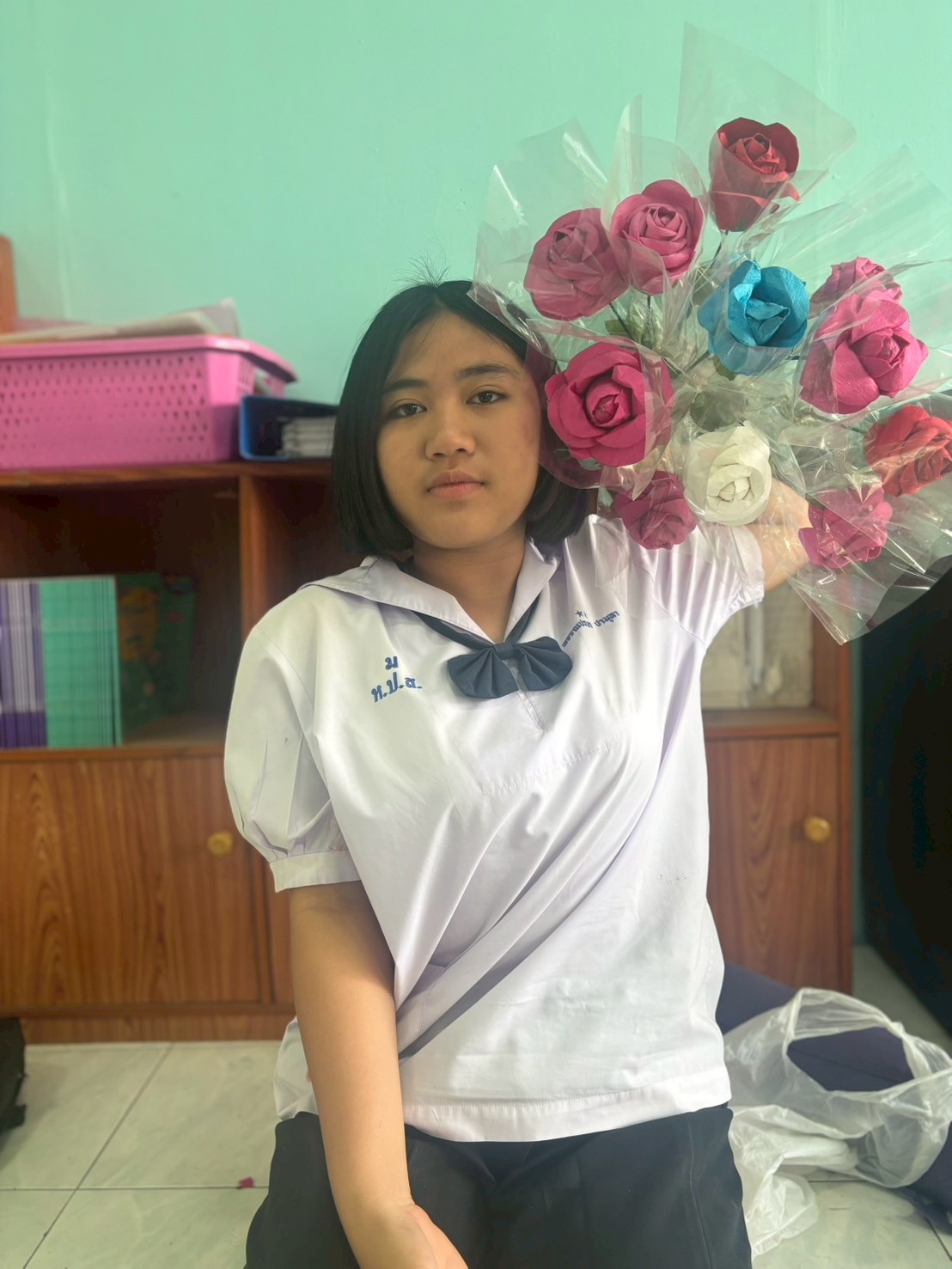 ดอกไม้ประดิษฐ์จากกระดาษสา thumbnail