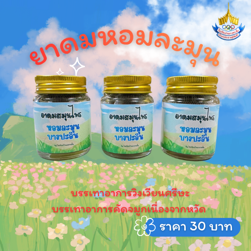 ยาดมสมุนไพร หอมละมุนบางปะอิน