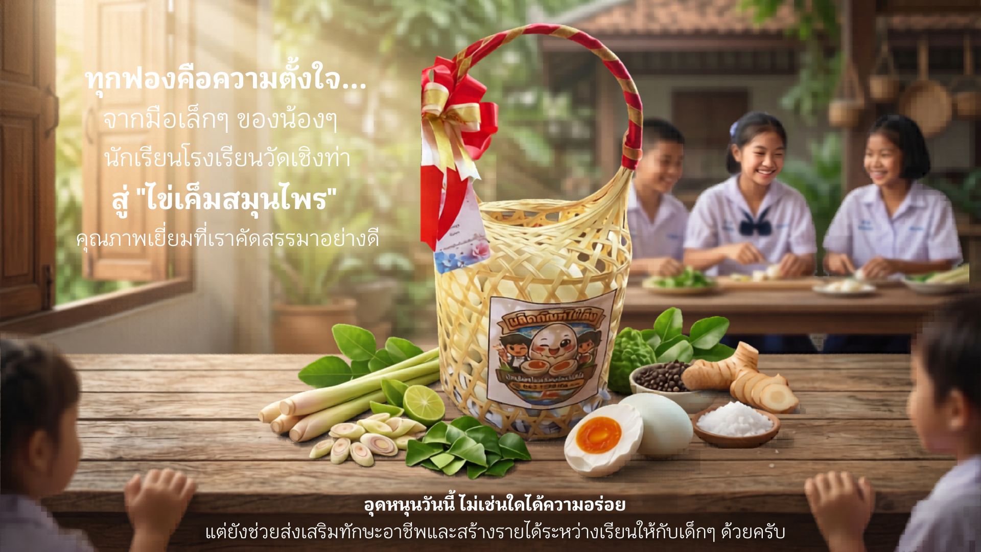 รูปภาพหลักของ ไข่เค็มสมุนไพร