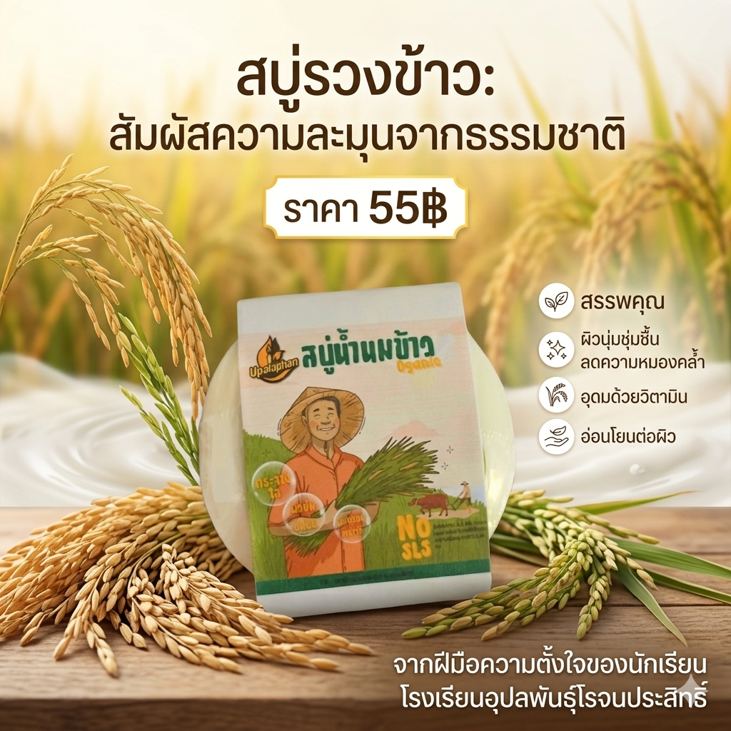 สบู่น้ำนมข้าว